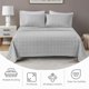 thumbnail image 4 of Sábanas de franela Sleep Philosophy True North Cal King Grey, 4 of 9