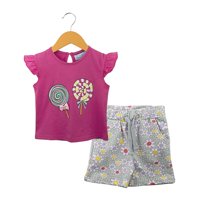 Pumucki - Conjunto Short Y Polera Candy Talla 4 Años