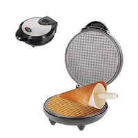 Raf - Máquina De Cono De Helados Antiadherente Calefacción Doble