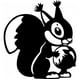 thumbnail image 1 of Decomural Squirrel Cute Animals WS-32888, 1 of 2