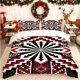 thumbnail image 1 of Set Hawaiian Style Ethnic Style Decorative Pattern Printed Duvet Cover Set Bedding Set Duvet Cover + Two Pillowcases Soft and Breathable Suitable for Home/Guest, 1 of 1