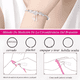thumbnail image 3 of Pulsera atrapasueños plata con borla de plumas mujer joyas, 3 of 3