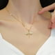 thumbnail image 2 of Collar Libélula Cadena En Acero Inoxidable - Bañado Oro 18k, 2 of 3