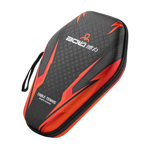 Magideal - Cubierta Para Bate De Tenis De Mesa, Cubierta Para Raqueta, Cubierta Profesional Para Portador De Raqueta De Tenis De Mesa, Competición En Interiores Negro Rojo