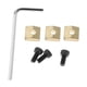 thumbnail image 3 of 3 Tornillos De Tuerca De Bloqueo Para Guitarra, Repuesto De Piezas De Guitarra Para Puente Trémolo Dorado, 3 of 5
