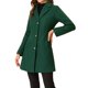 thumbnail image 4 of INSPIRE CHIC Abrigos de Mujer Abrigo Largo de Invierno con Botones Individuales M Verde, 4 of 6