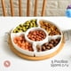 thumbnail image 3 of Bandeja para Aperitivos Redonda Base Madera, 3 of 7