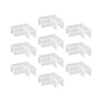 Magideal - 10 Protectores De Esquinas, Almohadillas Protectoras De Esquinas, Cubierta De Ángulo De Vidrio Transparente Para Acuario, Protectores De Esquinas Para 10Mm