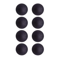 Magideal - 8 Uds Pelotas De Reacción Que Rebotan, Pelotas De Entrenamiento De Reacción Elástica, Pelotas De Ejercicio Pequeñas Divertidas, Bolas De Pared De Plás Negro