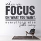 thumbnail image 2 of Decomural Focus On What You Want Inspirational WS-15089, 2 of 2