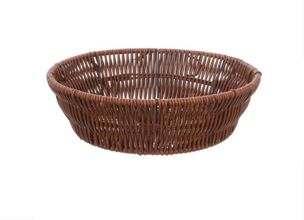 Oem - Bandeja Cesta De Ratan Cesta Tejida Alimentos 25X7,5Cm