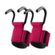 thumbnail image 4 of Gancho de pescado de fitness, cinturones de muñeca acolchados, ropa dura, no deslizamiento, para ejercicios en el gimnasio, para hombres y mujeres, pa Rojo, 4 of 5