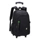 thumbnail image 1 of Mochila Con Ruedas, Portátil, De Nailon, Con 2 Ruedas Peque?as, Para Viajes De Negocios, Acampadas, Color Verde, 1 of 3