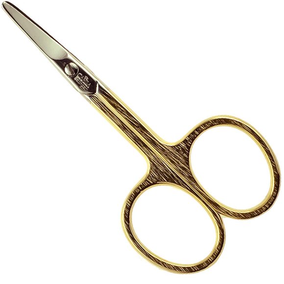 Tijeras Camila Solingen para Uñas de Bebé con Punta de Seguridad y Baño de Oro