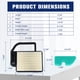 thumbnail image 3 of Kit de Filtro de Aire y Aceite Powtol para Motores Kohler Courage, 3 of 9