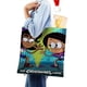 thumbnail image 4 of The Casagrandes Movie Bolso de tela con estampado de lienzo para mujer, bolsa de compras reutilizable y estética, con cremallera interior, regalo para mujer,40*40cm., 4 of 6