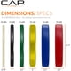 thumbnail image 5 of Juego de discos de peso CAP Barbell de 100 lb con rack de almacenamiento, 5 of 8