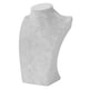 thumbnail image 3 of Soporte De Soporte De Maniquí Para Busto De Exhibición Colgante De Collar De Terciopelo Gris Ancho 235 X Alto 390 Mm, 3 of 5