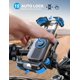 thumbnail image 3 of Soporte para teléfono JOYROOM para motocicleta 4.7‑7" Antivibración Azul, 3 of 7