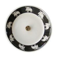 Bothyi - Quemador De Incienso, Soporte Para Incensario, Bandeja De Incienso De Cono Para Sala De Estar, Fondo Negro Zen