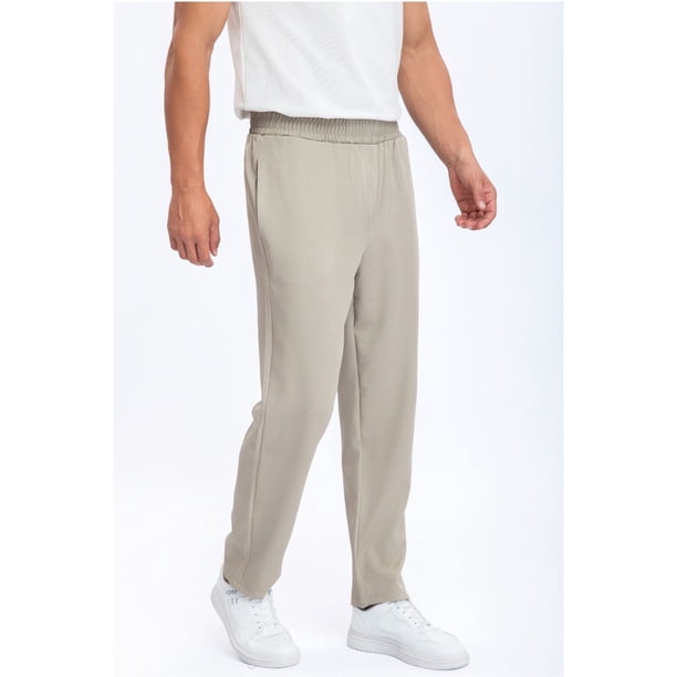 Pantalón Hombre Recto Semi Casual Primavera Verano Liso 7122