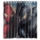 thumbnail image 1 of Cortina de ducha de la película Spiderman, juego de cortinas de baño con ganchos, tamaño 66 x 72 pulgadas, 1 of 3