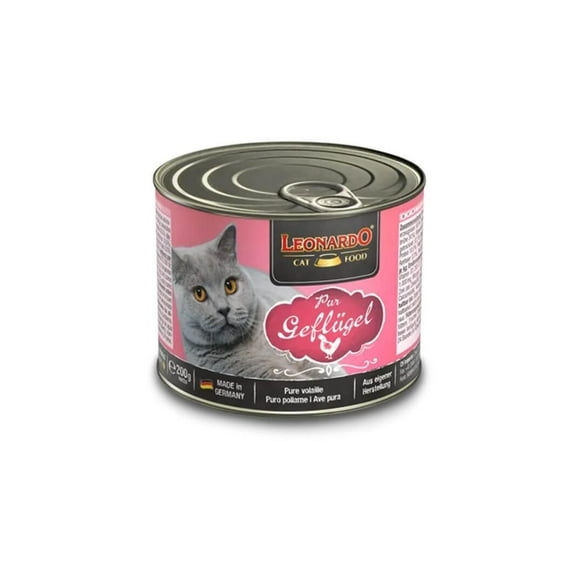 ALIMENTO LEONARDO SABOR AVE - LATA 200 G