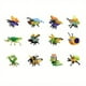 thumbnail image 5 of 12 In 1 Cute Insects Building Blocks Building Bricks Kit, Assembled 12 Models Into The Unicorn Bee Fly Butterfly Cicada Snail Educational Toys For Kids, 5 of 5