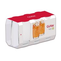 Set 6 Vaso Alto Monterrey Vidrio 445 Ml Transparente 1 Un Cristar