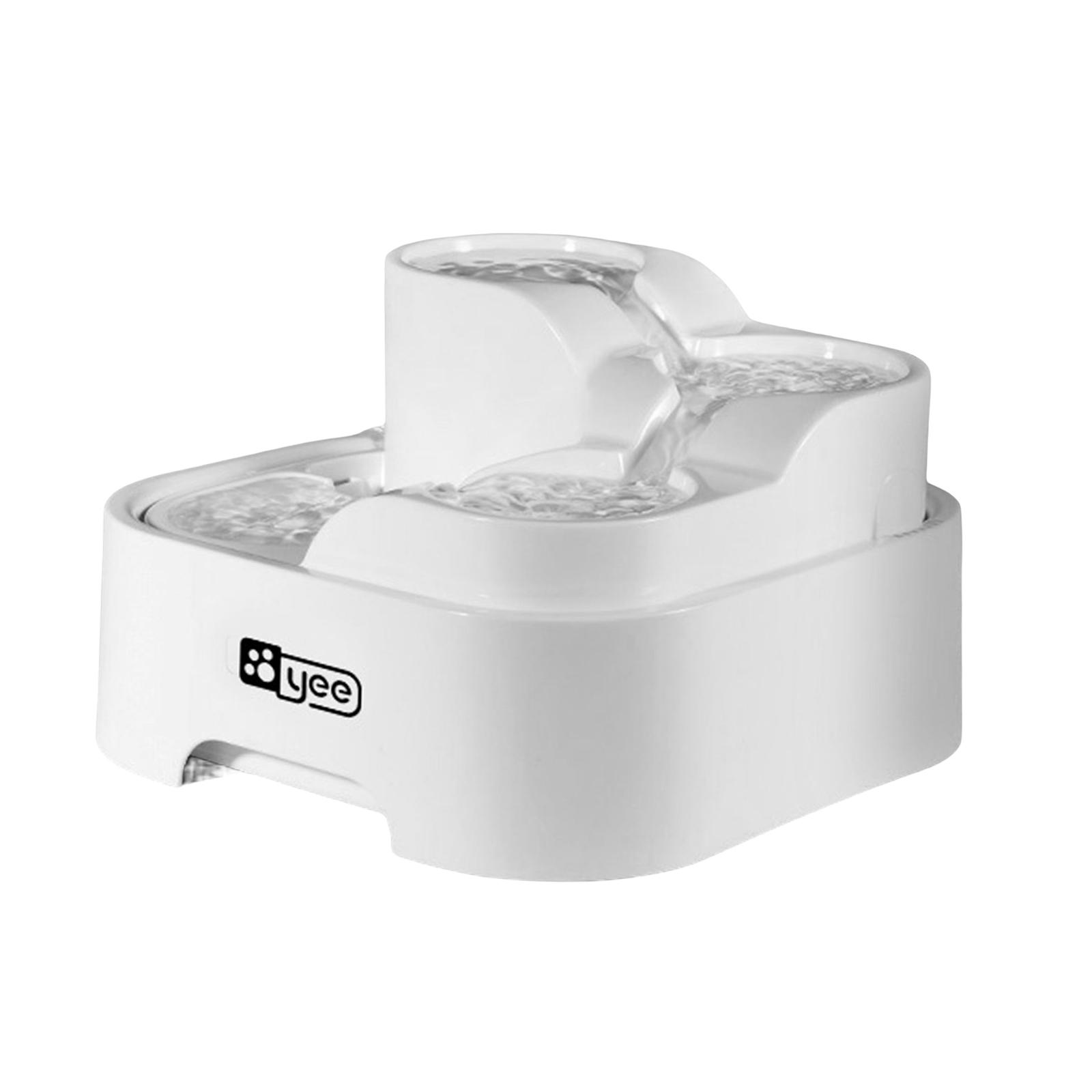 Magideal - Fuente De Agua Para Gatos De 2L, Dispensador De Agua Silencioso Usb, Fuente De Agua Potable Portátil Para Cachorros, Accesorios Para Perros