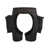 Magideal - Hombres Mujeres Traje De Neopreno Pantalones Cortos Con Bolsillo Grande Cintura Ajustable Elástico Entrepierna Abierta Pantalones Cortos De Buceo Para Sg