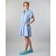 thumbnail image 3 of Vestido Tencel con botones camisero Celeste Polemic, 3 of 3