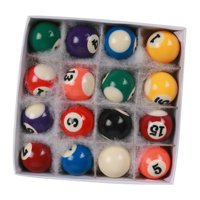 Ioensy - Juego De Mini Bolas De Mesa De Billar De 16X Para Juegos De Recreación En Salas De Juegos Interiores