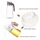 thumbnail image 4 of Dispensador de aceite Marbrasse 600 ml de vidrio a prueba de fugas con tapa automática abatible, 4 of 6