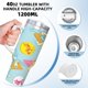 thumbnail image 5 of Vaso Térmico Desmarcar La Vida Moderna De Rocko Con Asa 1180ml, 5 of 6