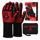 thumbnail image 1 of Guantes para BBQ M MERCHENS Resistentes al Calor hasta 1472°F con Estuche, 1 of 9