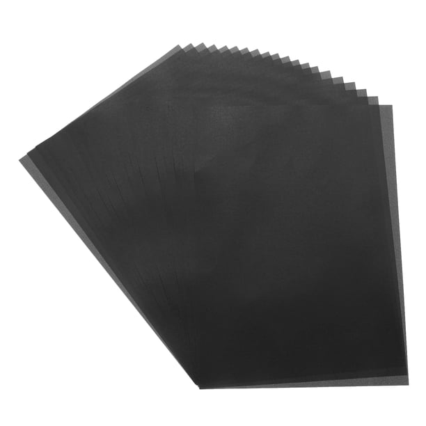 Papel de Vellum de Colores Uxcell 20 Hojas Negro 8.3" x 5.9" Papel de Vellum Imprimible