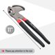 thumbnail image 2 of Extractor de uñas Bates Choice de acero al carbono de 11 pulgadas con agarre suave, 2 of 8