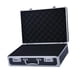 thumbnail image 1 of Estuche De Transporte De Aleación De Aluminio Maletín Impermeable Liviano Multiusos Negro Cerradura Mediana, 1 of 5