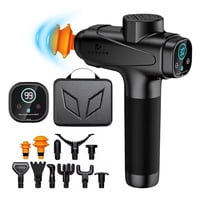 Novystor - Pistola De Masajes Descontracturante Gun Kine + 11 Cabezales