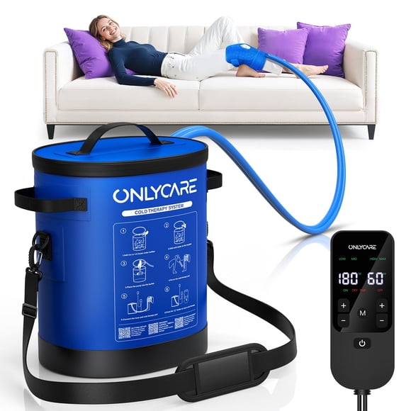 Máquina de terapia de frío ONLYCARE azul oscuro 9 L