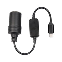 Magideal - Usb Portátil C A 12V Enchufe De Encendedor De Coche Convertidor Salida Máxima 12V 1A Accesorios 1Ft 30Cm Adaptador Para Grabadora De Conducción