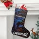 thumbnail image 2 of Gárgolas Tema: Calcetines de Navidad, fino lino blanco para colgar en escaleras y chimenea, decoración navideña para el hogar, regalo de Navidad. 45cm × 32cm, 2 of 5