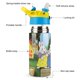 thumbnail image 3 of Max y Ruby Botella de Agua con Tapa Pop Top de Un Toque, Acero Inoxidable, a Prueba de Fugas, para Deportes, Botella Infantil azul 12 oz, 3 of 6