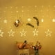 thumbnail image 2 of Guirnaldas Cortina Luces 10pcs Adorno Estrellas 3m Calida, 2 of 2