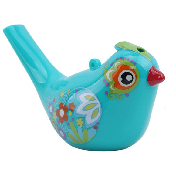 Silbato de Agua con Forma de Pájaro Tovip 9.5x5.5x4 cm Juguete Musical Azul