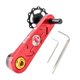 thumbnail image 2 of Tensor De Cadena De Bicicleta Convertidor De Bicicleta De Una Velocidad Herramienta De Conversión De Ciclismo Rojo, 2 of 5