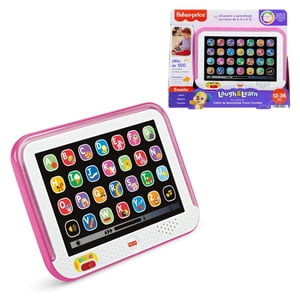 Tablet Didáctica Fisher Price Para Bebé Aprendizaje Rosado