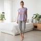 thumbnail image 1 of Pijama Mujer Algodón Estampado Snake violeta XL, 1 of 7