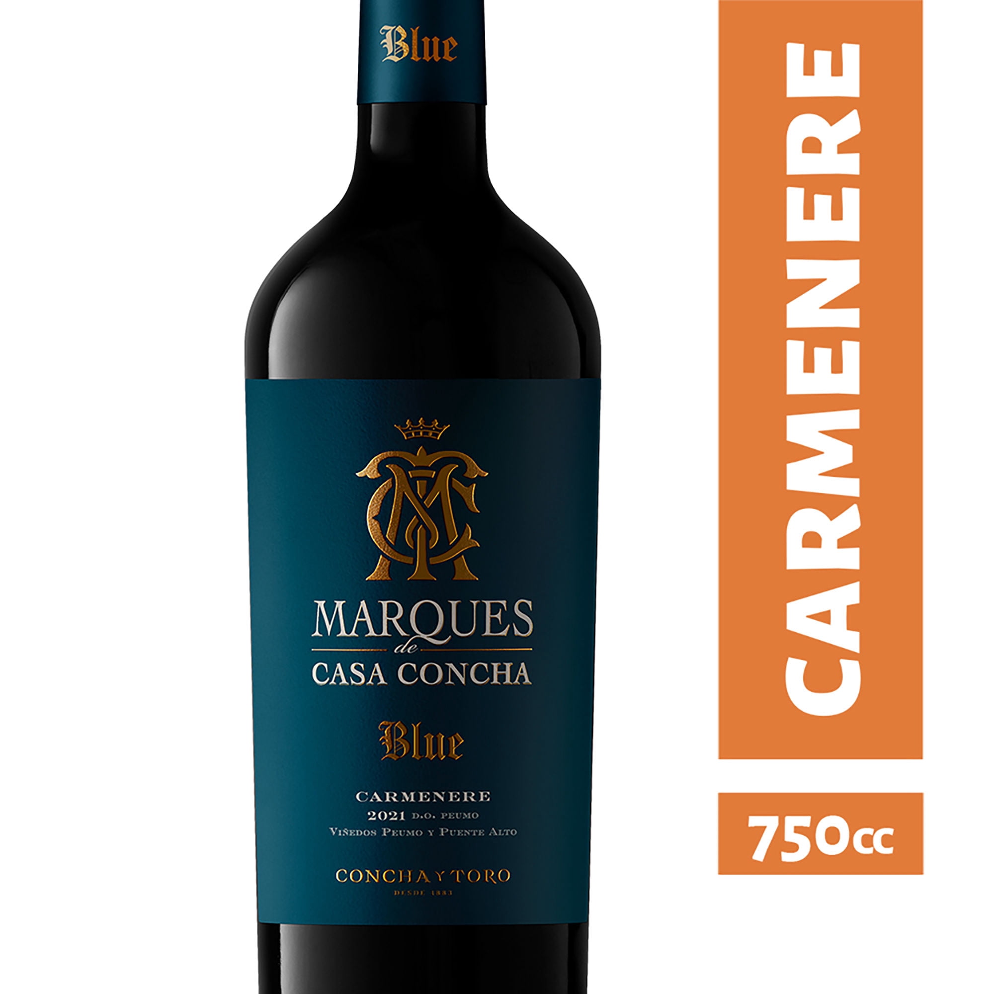 Vino Carménère Botella 750 ml Marques de Casa y Concha